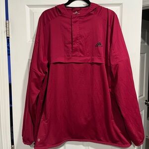 Adidas Burgundy Anorak